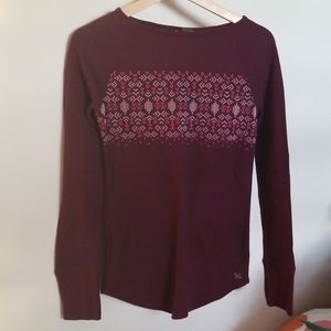 Marron henley